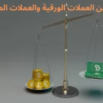 مقارنة بين العملات الورقية والعملات المشفرة